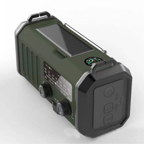 Solar Hand Crank Radio - 10000mAh, Emergency Charger - Image 5