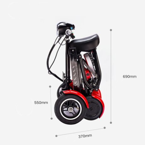 Cyungbok Folding Mini Four-wheel Adult Electric Bicycle Transport Scooter For The Elderly - Image 4