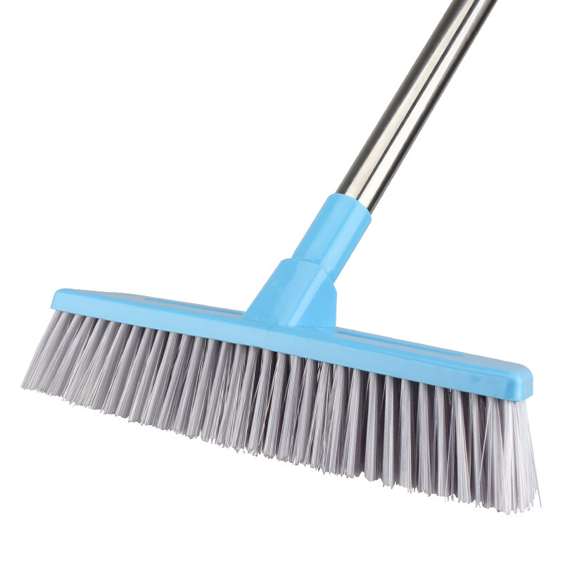 Extra Long Handle Rubber Bristles Sweeper Squeegee