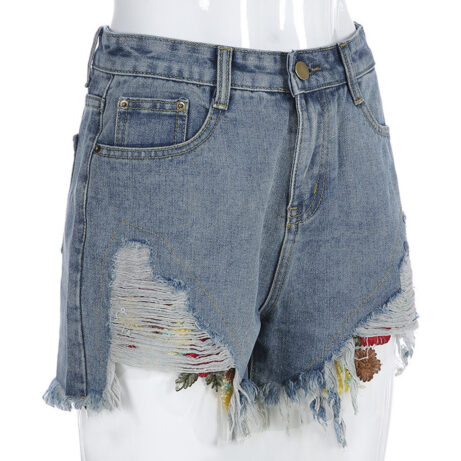 Ripped Wide Leg Shorts – Trendy & Comfortable - Image 4