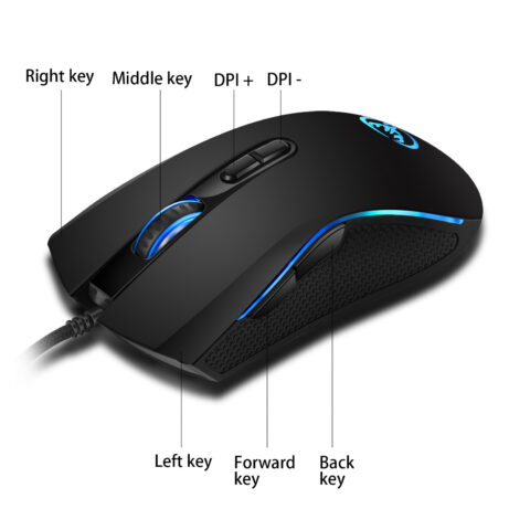 Colorful luminous gaming mouse - Image 4