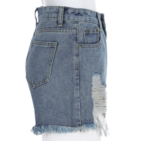 Ripped Wide Leg Shorts – Trendy & Comfortable - Image 3