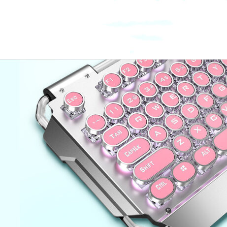 Pink real mechanical keyboard - Image 4