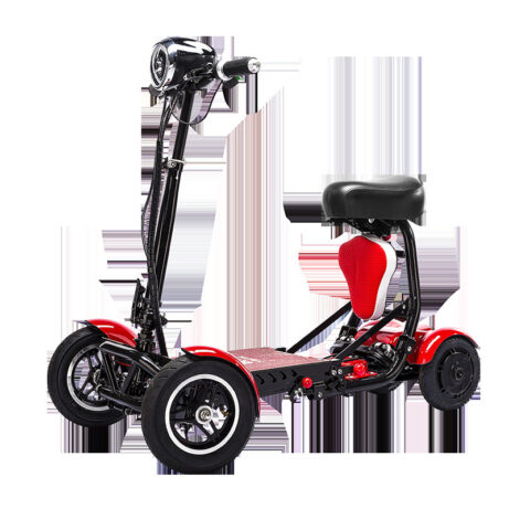 Cyungbok Folding Mini Four-wheel Adult Electric Bicycle Transport Scooter For The Elderly - Image 8