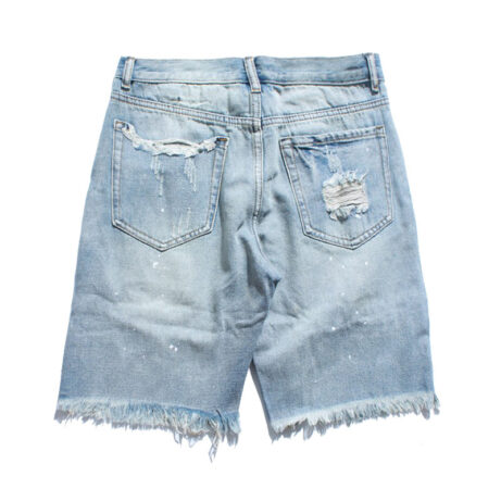 Distressed Denim Shorts - Image 2