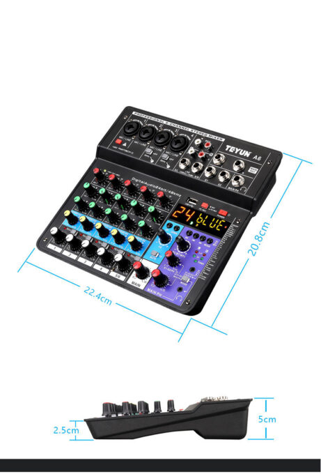 Bluetooth Sound Card Mixer Live Equipment Microphone Effector - Image 7