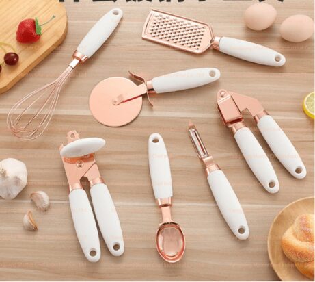 Copper Plated Kitchen Peeler Gadget Set