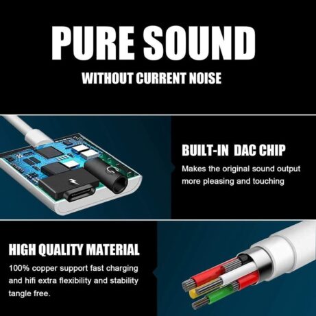 Type C Digital Adapter DAC Decoding To 3.5mm Adapter Cable - Image 4