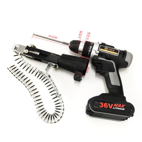 Automatic Nail Feeding Screw Grab Rechargeable Electric Chain Belt Screw Machine - Image 8