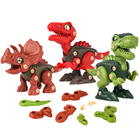 Dinosaur Toys Little Boy Children'S Puzzle Diy Assembled Toys - Image 3