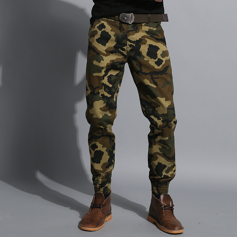 Men’s Camouflage Slim-fit Work Trousers