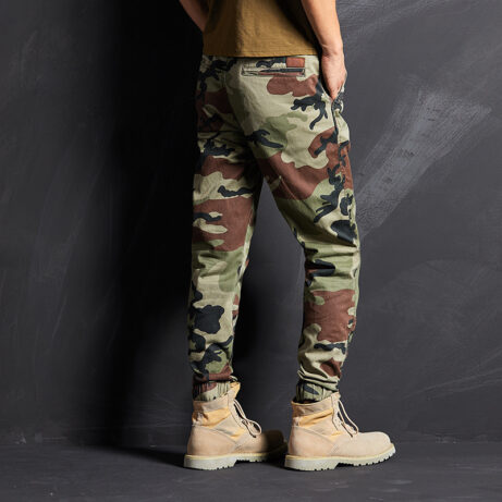 Men's Camouflage Slim-fit Work Trousers - Image 2