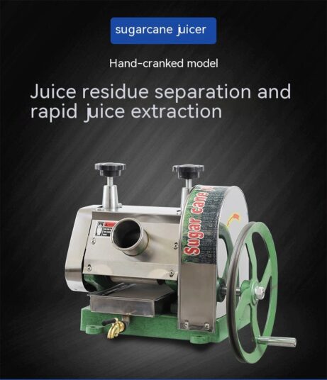 Hand Crank Sugarcane Juicer - Manual Extractor - Image 7