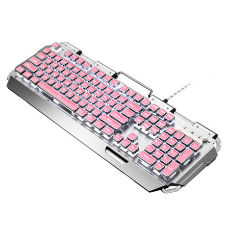 Pink real mechanical keyboard - Image 2