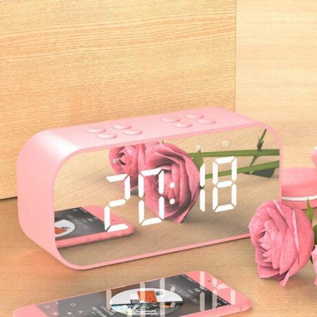 Wireless bluetooth speakers with LED display Clock - Image 4