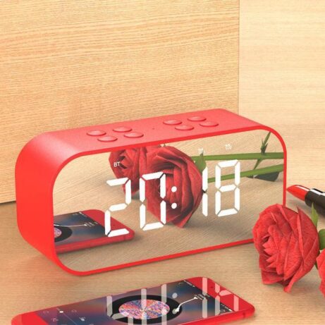 Wireless bluetooth speakers with LED display Clock - Image 5