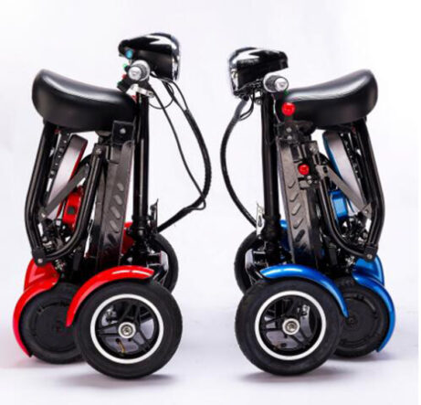 Cyungbok Folding Mini Four-wheel Adult Electric Bicycle Transport Scooter For The Elderly - Image 2