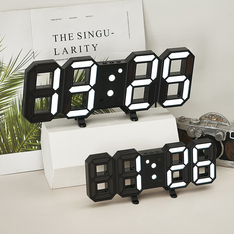 3D Remote LED Wall Clock