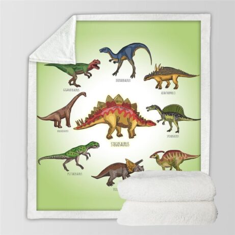 Kids Children Dinosaur Fluffy Soft Cotton Blanket Jurassic Cartoon Boys Girl Throw Blankets For Beds Home Textile Bedding Outlet - Image 2