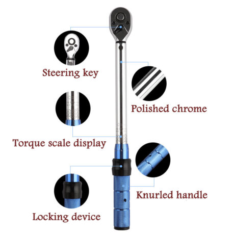 Industrial Grade Adjustable Torque Wrench Auto Repair Mechanical Tools - Image 10