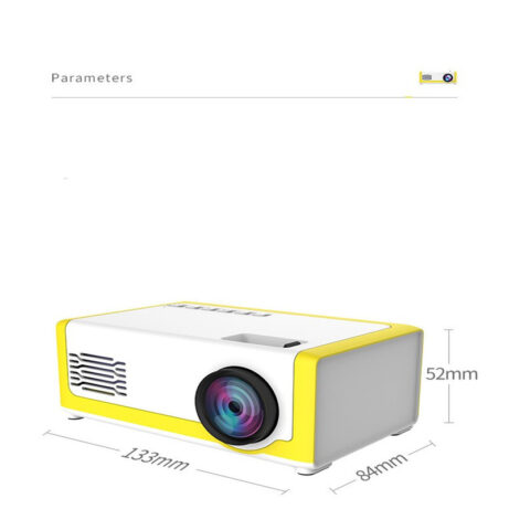 Mini Projector Support 1080P YG300 Portable LED Projector Home Theatre Video Beamer For Mobile Phone - Image 2