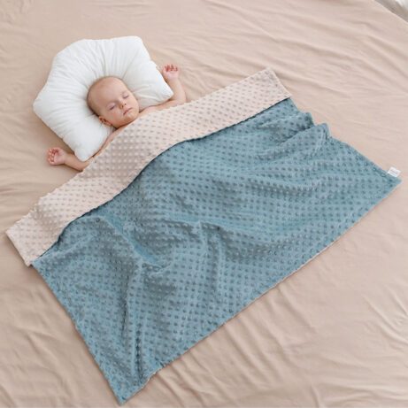 Baby Blanket For Girls Super Soft Double Layer With Dotted Backing Soft Baby Blanket With Dotted Backing Newborn Nursery Swaddling Blankets Infants Boys Girls Receiving Blanket For Toddler - Image 4