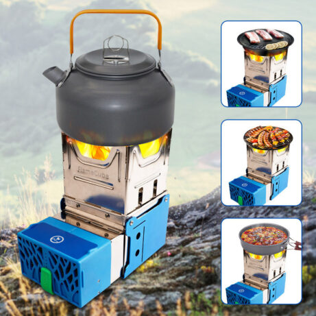 Electric Stove Folding Broiler Wood Stove for Camping