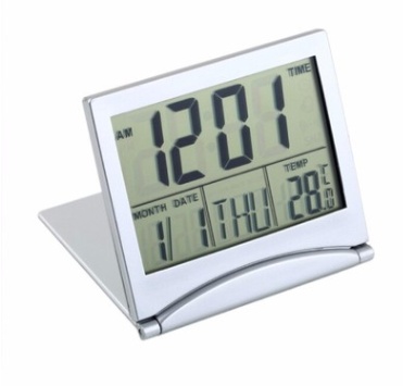 Square Folding Travel Clock