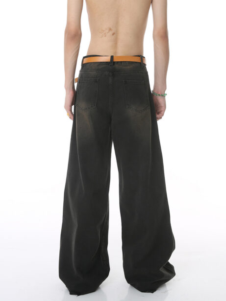 Men's Hip Hop Wide Leg Hole Jeans - Summer Style - Image 4