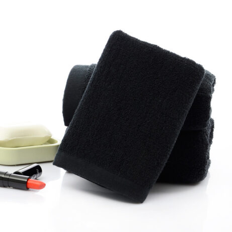 Black Cotton Towels (21 Strands) - Image 2