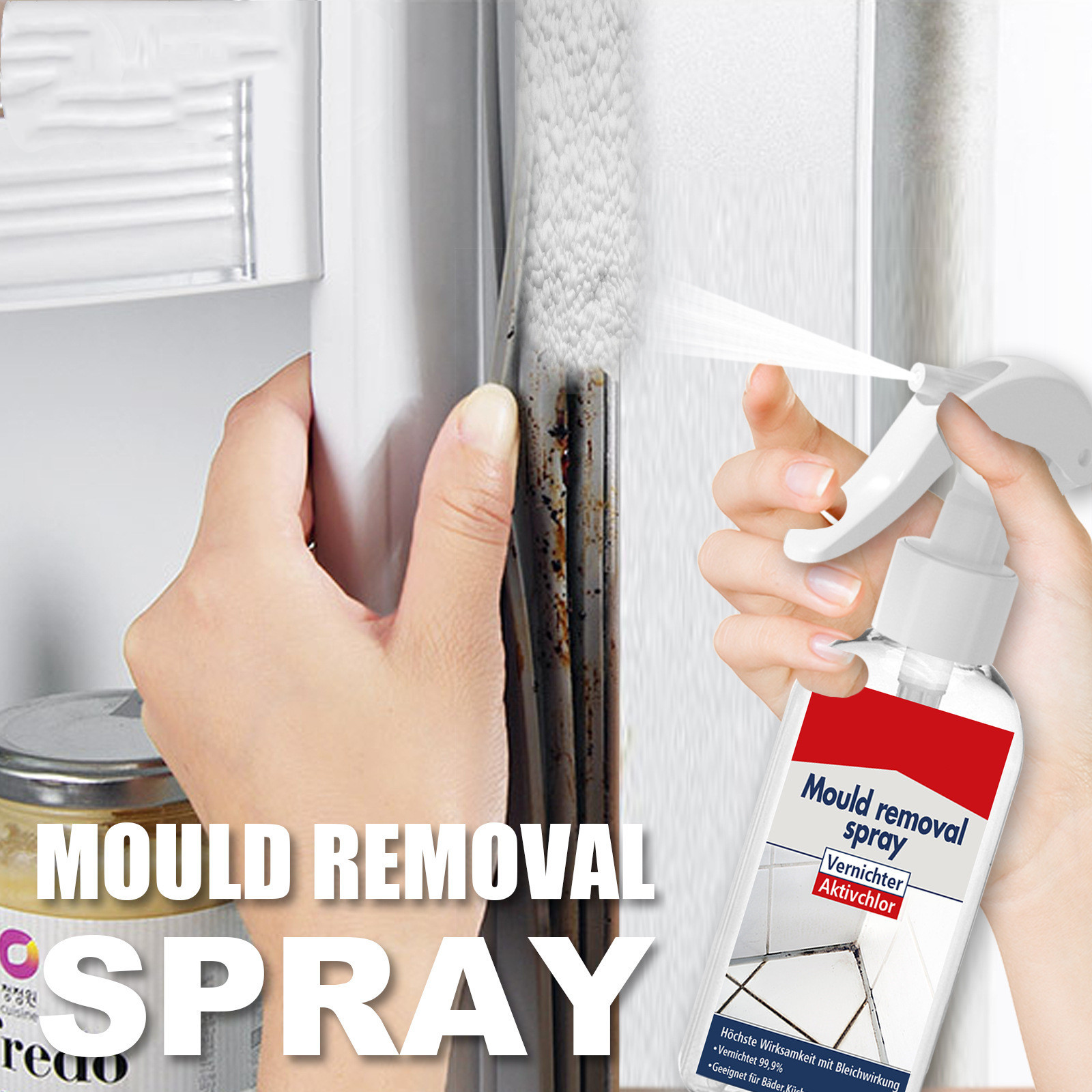 Anti-Mildew Foam Cleaner for Walls & Tiles