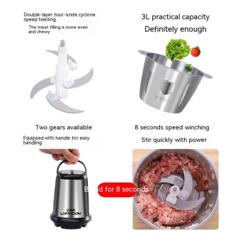 Stainless Steel Meat Grinder - Image 2