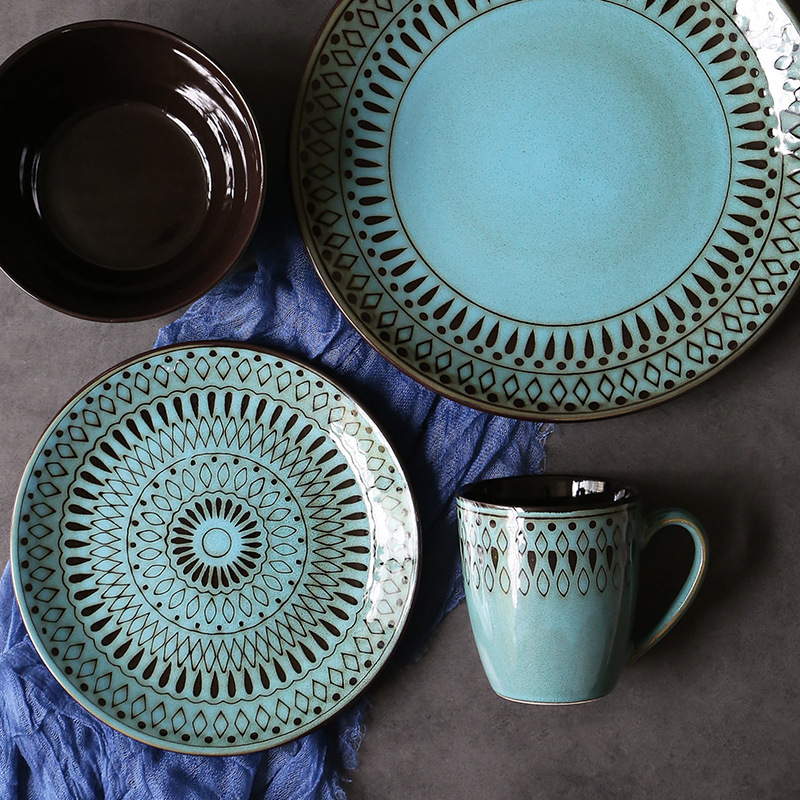 Retro Ceramic Tableware Set