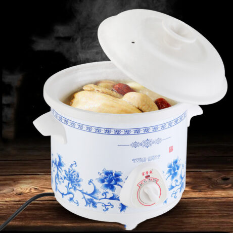 Home White Porcelain Automatic Electric Stew Pot - Image 3