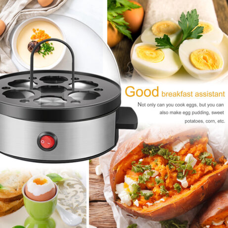 Multifunctional Egg Cooker Mini Egg Steamer Breakfast Egg Steamer - Image 3