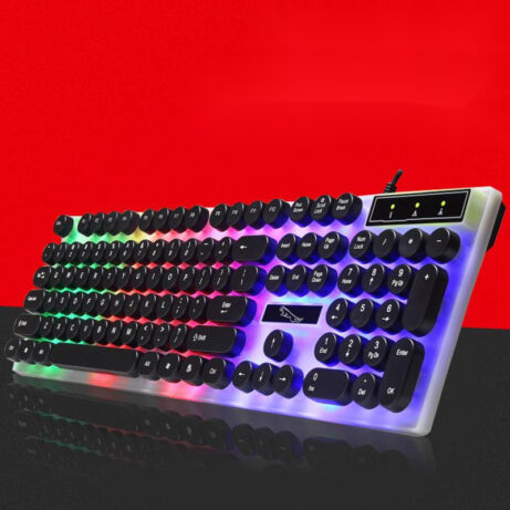 Waterproof RGB Glass Keyboard