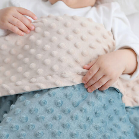 Baby Blanket For Girls Super Soft Double Layer With Dotted Backing Soft Baby Blanket With Dotted Backing Newborn Nursery Swaddling Blankets Infants Boys Girls Receiving Blanket For Toddler - Image 3