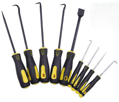 9 Piece Oil Seal Hook O-Ring Removal Tools - Image 5