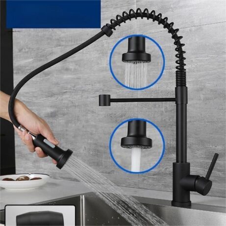 Telescoping Stainless Steel Kitchen Faucet - Image 4