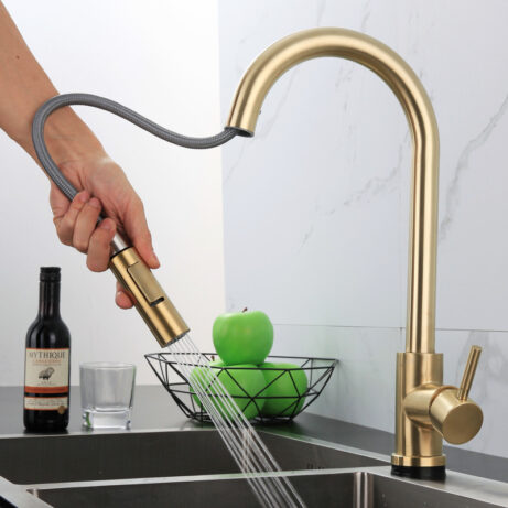 Pull-out Stainless Steel Kitchen Faucet