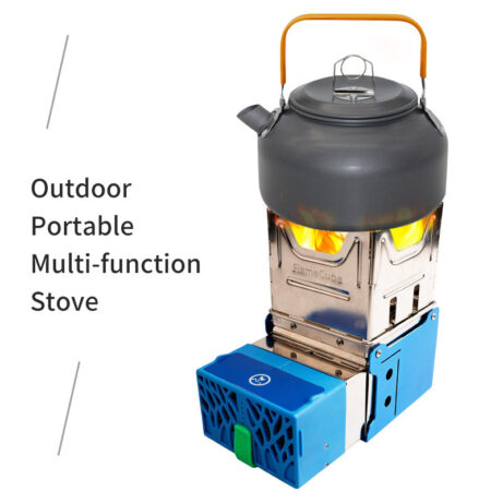 Electric Stove Folding Broiler Wood Stove for Camping - Image 4