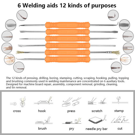 Adjustable Internal Heat Soldering Iron Kit Flux Tools - Image 4