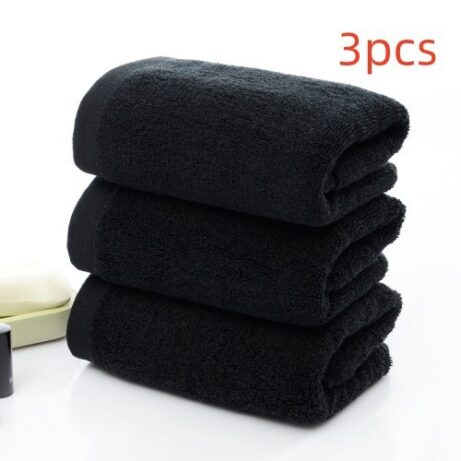 Black Cotton Towels (21 Strands) - Image 6