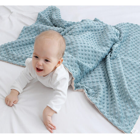 Baby Blanket For Girls Super Soft Double Layer With Dotted Backing Soft Baby Blanket With Dotted Backing Newborn Nursery Swaddling Blankets Infants Boys Girls Receiving Blanket For Toddler - Image 2